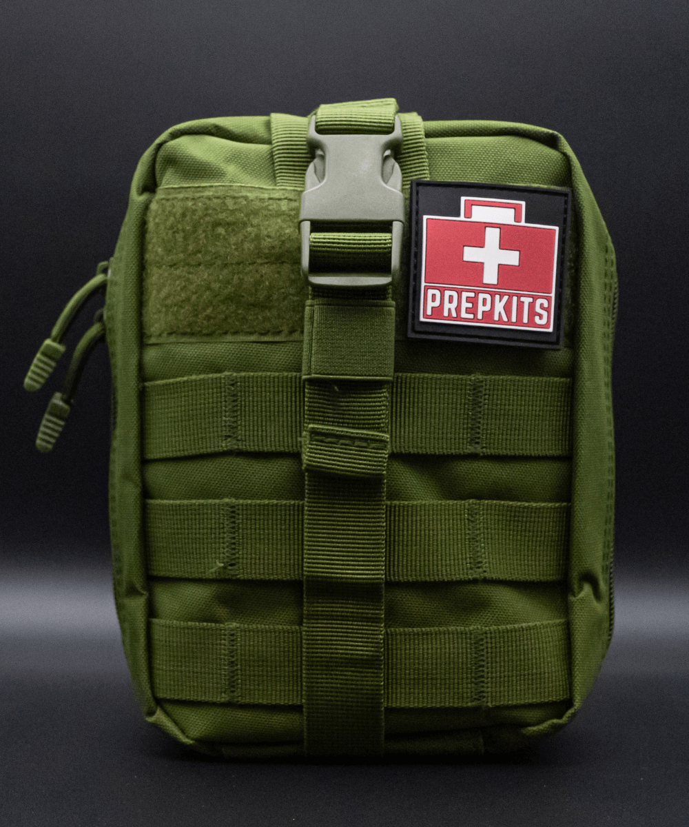 
                  
                    the weekender front green first aid kit
                  
                